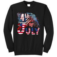 Fireworks Happy 4th Of July US Flag American 4th Of July Sweatshirt