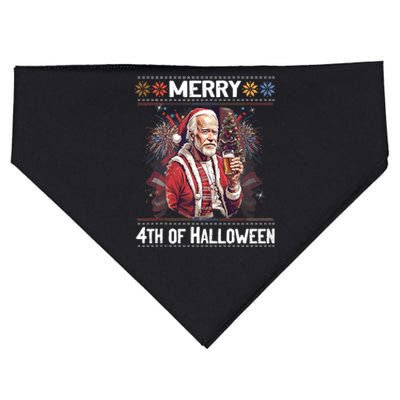 Funny Happy 4th Of July Anti Joe Biden Impeach Biden USA-Made Doggie Bandana