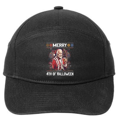 Funny Happy 4th Of July Anti Joe Biden Impeach Biden 7-Panel Snapback Hat