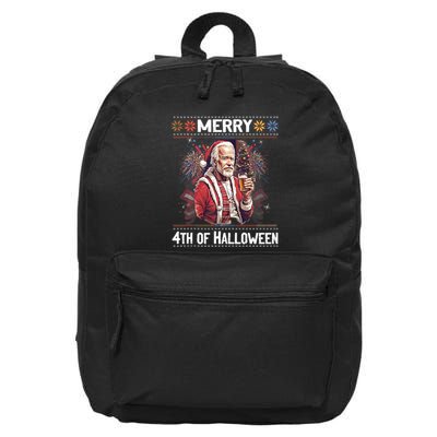 Funny Happy 4th Of July Anti Joe Biden Impeach Biden 16 in Basic Backpack