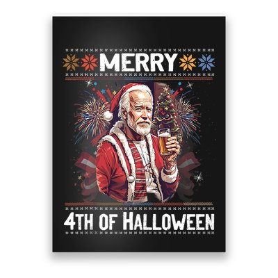 Funny Happy 4th Of July Anti Joe Biden Impeach Biden Poster