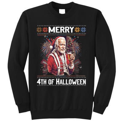 Funny Happy 4th Of July Anti Joe Biden Impeach Biden Tall Sweatshirt