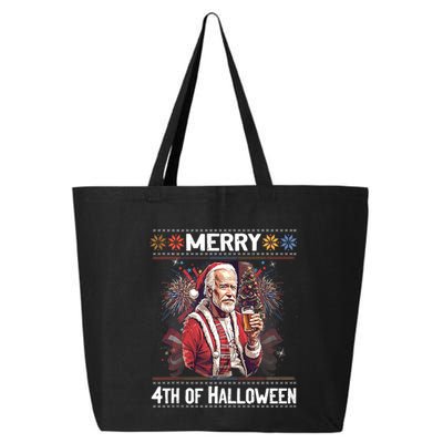 Funny Happy 4th Of July Anti Joe Biden Impeach Biden 25L Jumbo Tote