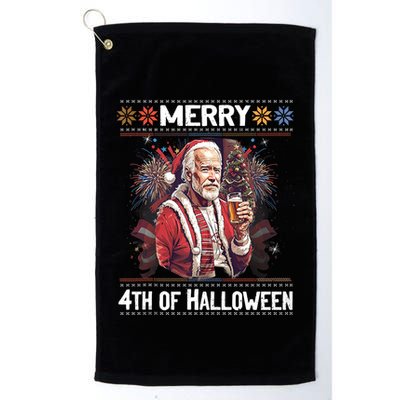 Funny Happy 4th Of July Anti Joe Biden Impeach Biden Golf Towel