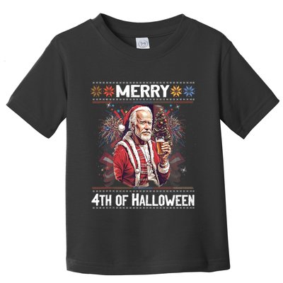 Funny Happy 4th Of July Anti Joe Biden Impeach Biden Toddler T-Shirt