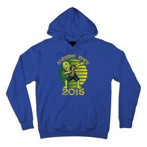 Funny Halloween 8th Birthday Dabbing Zombie Awesome Since 2015 Premium Tall Hoodie