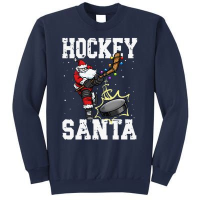 Funny Hockey 812 Santa Hockey Player Christmas Cool Gift Sweatshirt