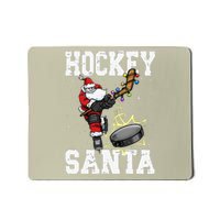 Funny Hockey 812 Santa Hockey Player Christmas Cool Gift Mousepad