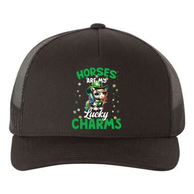 Funny Horses Are My St Patricks Day Outfit Gift Yupoong Adult 5-Panel Trucker Hat