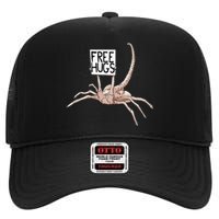 Free Hugs Alien High Crown Mesh Back Trucker Hat