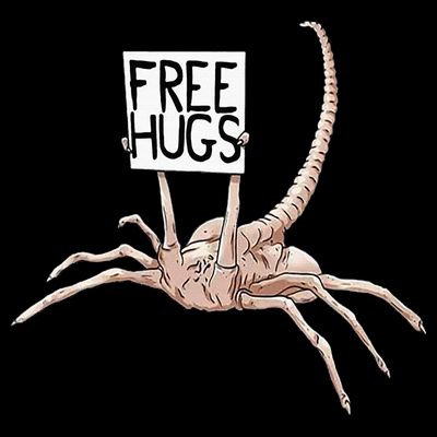 Free Hugs Alien T-Shirt