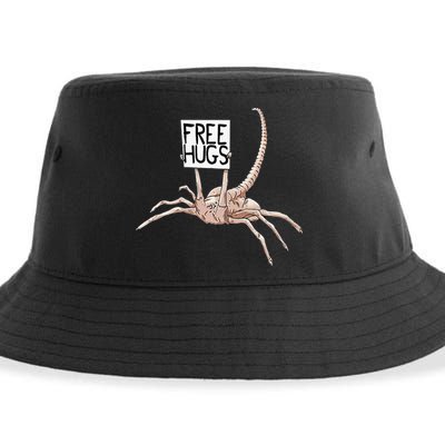 Free Hugs Alien Sustainable Bucket Hat