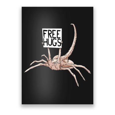 Free Hugs Alien Poster
