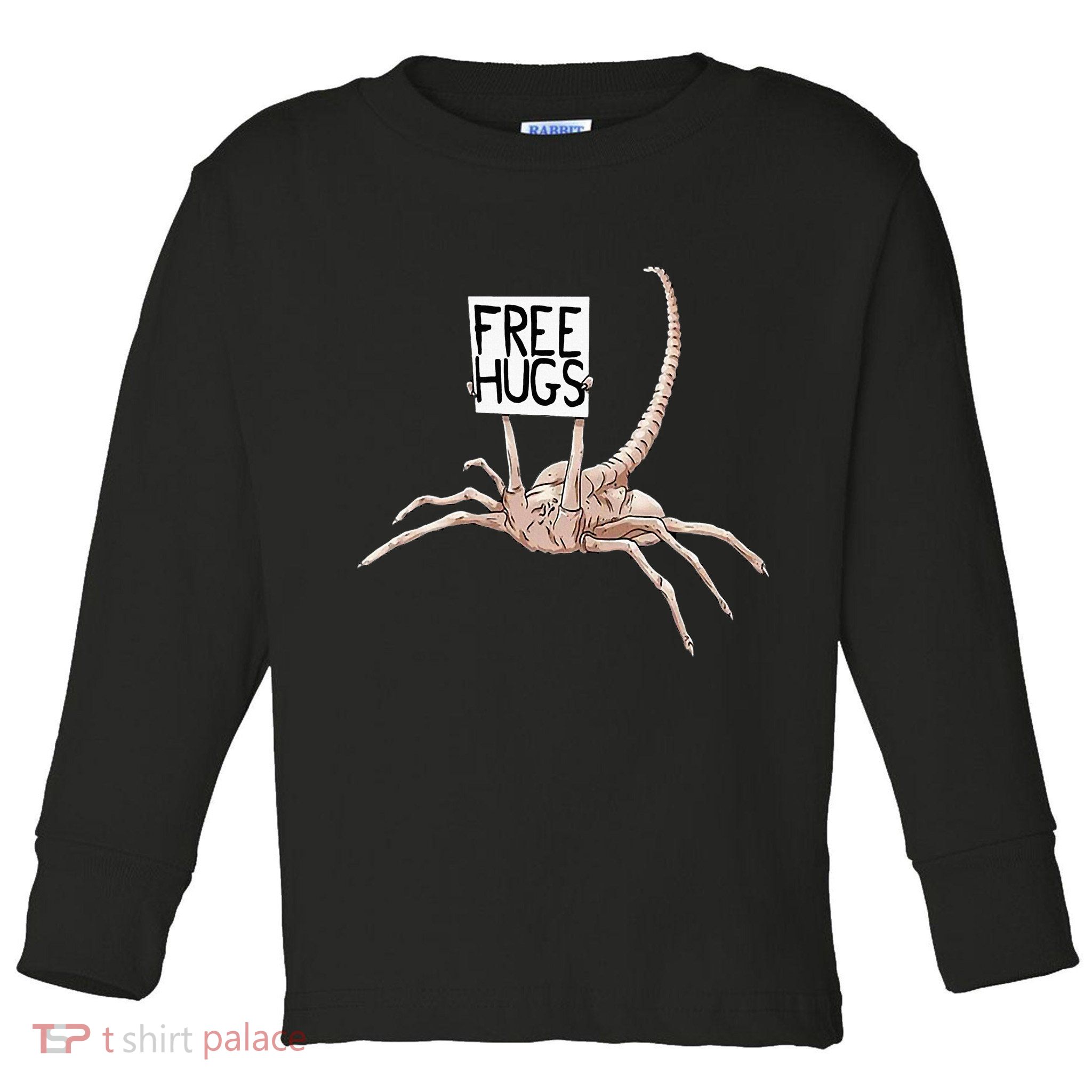Free Hugs Alien Toddler Long Sleeve Shirt