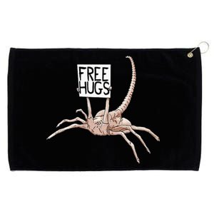 Free Hugs Alien Grommeted Golf Towel