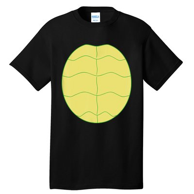 Funny Halloween Animal Belly Turtle Shell Costume Family Tall T-Shirt