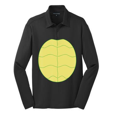 Funny Halloween Animal Belly Turtle Shell Costume Family Silk Touch Performance Long Sleeve Polo