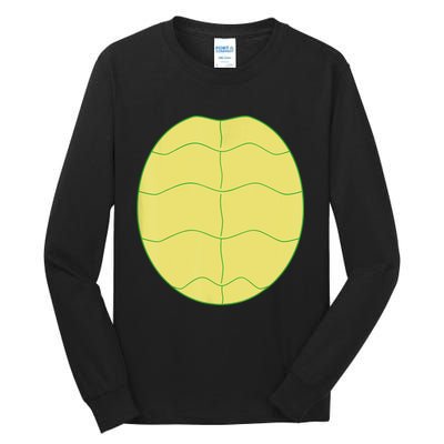 Funny Halloween Animal Belly Turtle Shell Costume Family Tall Long Sleeve T-Shirt