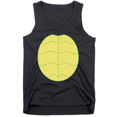 Funny Halloween Animal Belly Turtle Shell Costume Family Tank Top