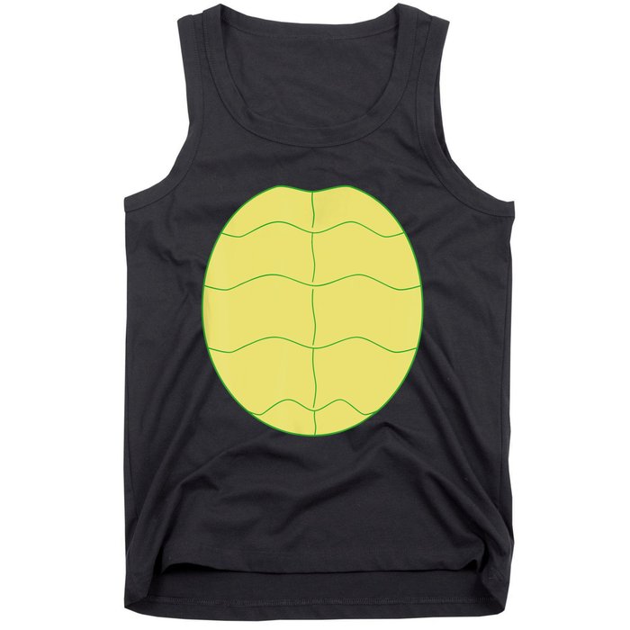 Funny Halloween Animal Belly Turtle Shell Costume Family Tank Top