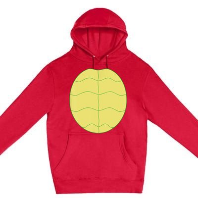 Funny Halloween Animal Belly Turtle Shell Costume Family Premium Pullover Hoodie