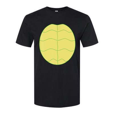 Funny Halloween Animal Belly Turtle Shell Costume Family Softstyle CVC T-Shirt