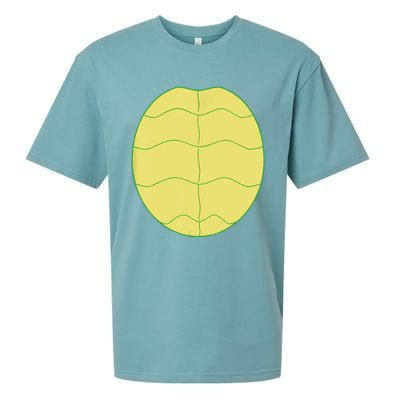 Funny Halloween Animal Belly Turtle Shell Costume Family Sueded Cloud Jersey T-Shirt