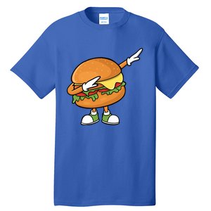 Funny Hamburger Art Cheeseburger Burger Meat Eater Funny Gift Tall T-Shirt