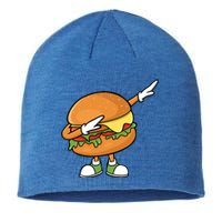 Funny Hamburger Art Cheeseburger Burger Meat Eater Funny Gift Sustainable Beanie