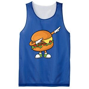 Funny Hamburger Art Cheeseburger Burger Meat Eater Funny Gift Mesh Reversible Basketball Jersey Tank