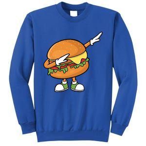 Funny Hamburger Art Cheeseburger Burger Meat Eater Funny Gift Tall Sweatshirt