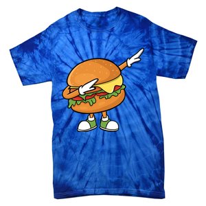 Funny Hamburger Art Cheeseburger Burger Meat Eater Funny Gift Tie-Dye T-Shirt