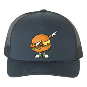 Funny Hamburger Art Cheeseburger Burger Meat Eater Funny Gift Yupoong Adult 5-Panel Trucker Hat