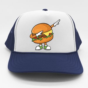 Funny Hamburger Art Cheeseburger Burger Meat Eater Funny Gift Trucker Hat