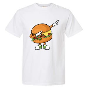 Funny Hamburger Art Cheeseburger Burger Meat Eater Funny Gift Garment-Dyed Heavyweight T-Shirt