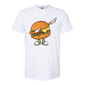 Funny Hamburger Art Cheeseburger Burger Meat Eater Funny Gift Softstyle CVC T-Shirt