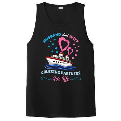 funny Husband And Wife Cruising Partners for Life PosiCharge Competitor Tank