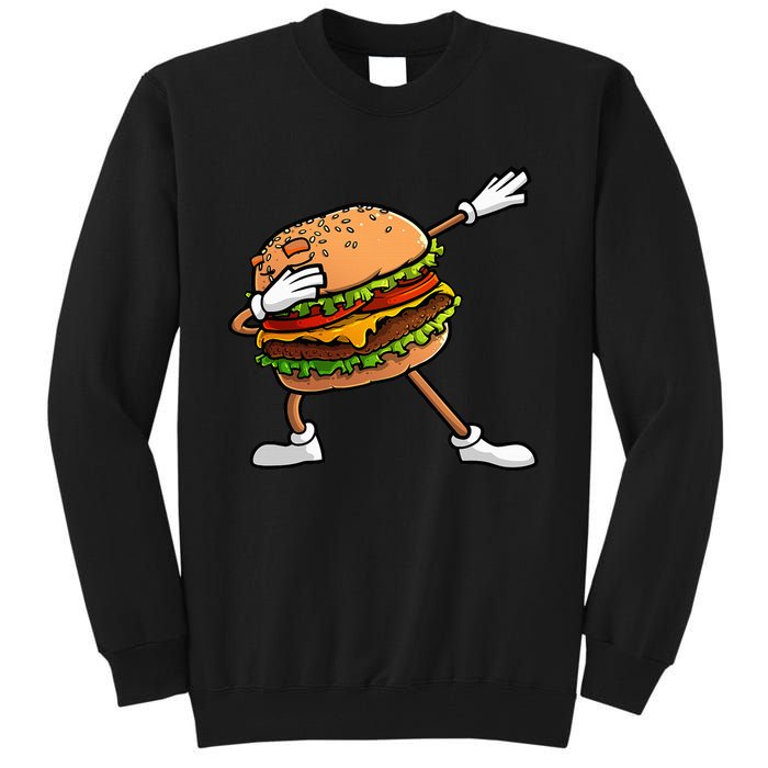 Funny Hamburger Art Cheeseburger Lover Tall Sweatshirt