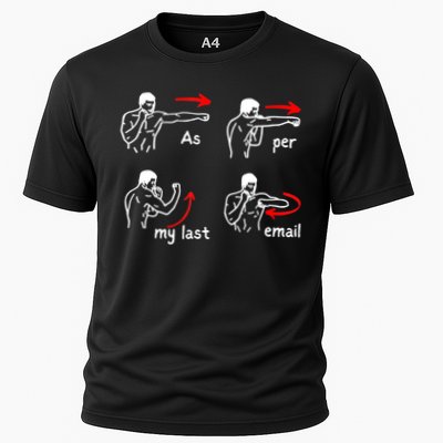 Fun Humour As Per My Last Email Make Your Day With Sarcastic Cooling Performance Crew T-Shirt