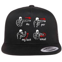 Fun Humour As Per My Last Email Make Your Day With Sarcastic Flat Bill Trucker Hat