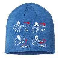 Fun Humour As Per My Last Email Make Your Day With Sarcastic Sustainable Beanie