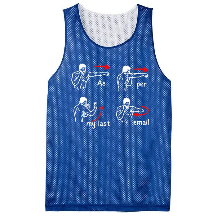 Fun Humour As Per My Last Email Make Your Day With Sarcastic Mesh Reversible Basketball Jersey Tank