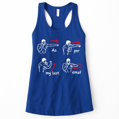 Fun Humour As Per My Last Email Make Your Day With Sarcastic Womens Tank Top
