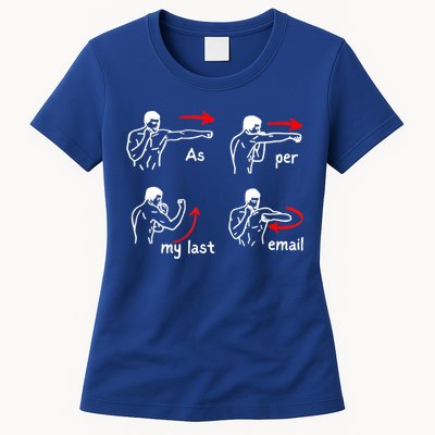 Fun Humour As Per My Last Email Make Your Day With Sarcastic Womens T-Shirt