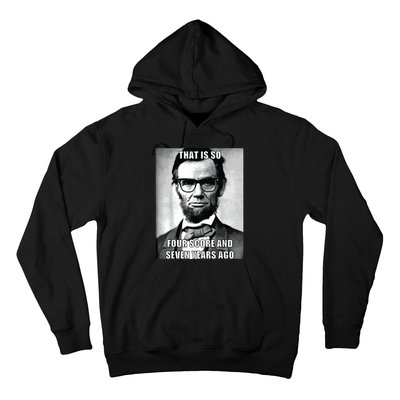 Funny Hipster Abraham Lincoln Hoodie