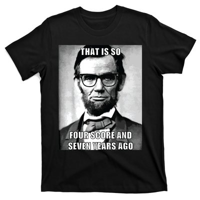 Funny Hipster Abraham Lincoln T-Shirt