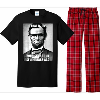 Funny Hipster Abraham Lincoln Pajama Set