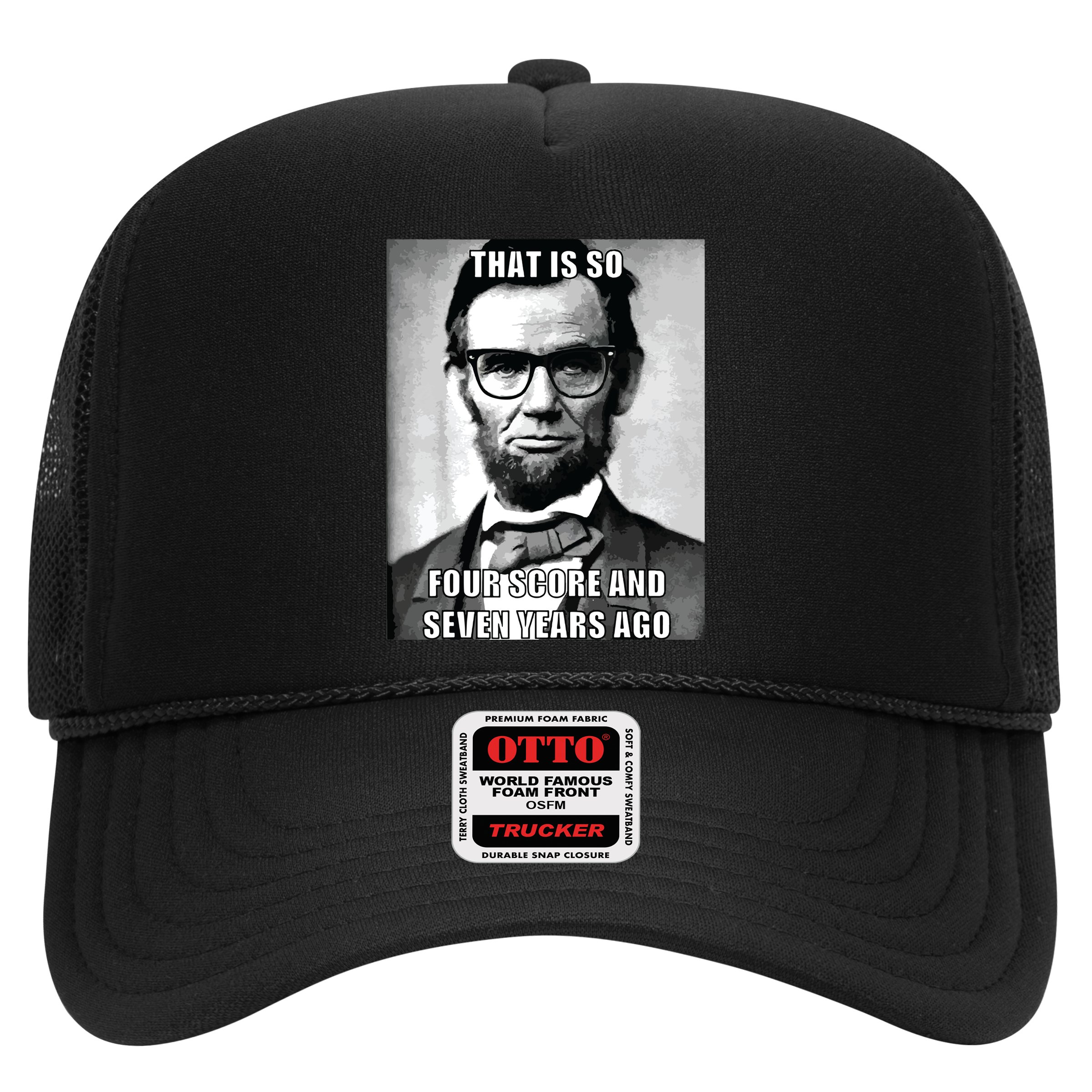 Funny Hipster Abraham Lincoln Hat
