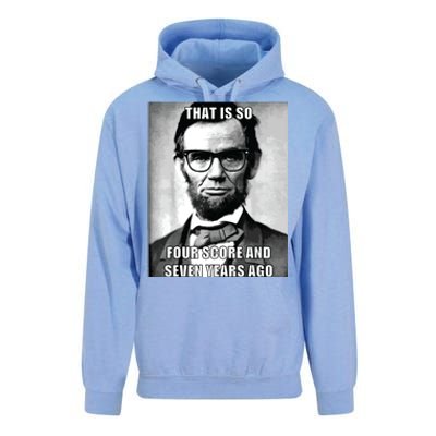 Funny Hipster Abraham Lincoln Unisex Surf Hoodie