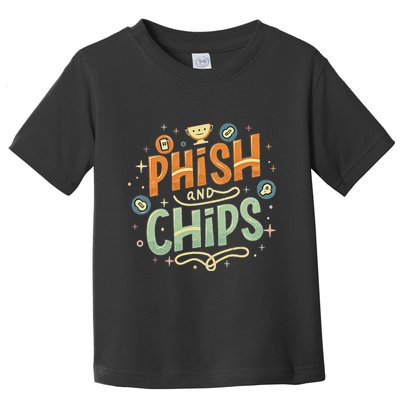 Funny Hackers And Chips Toddler T-Shirt